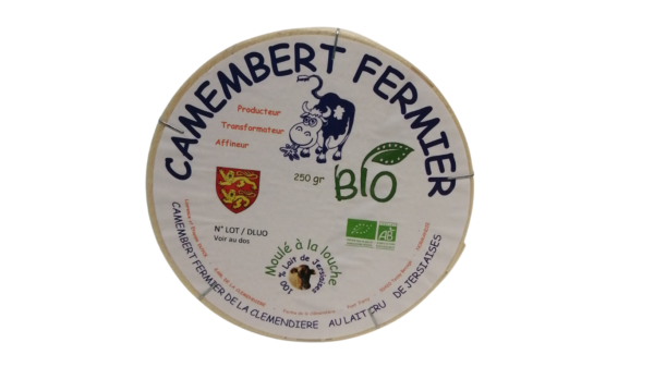 Camembert au lait cru fermier Bio Fromgi